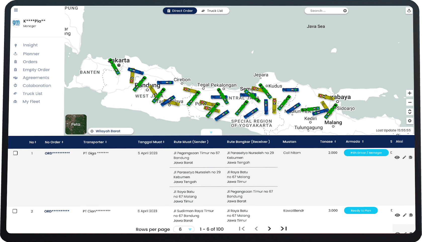 GPS Live Tracking