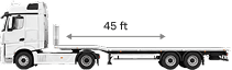 Trailer Flatbed 45 ft